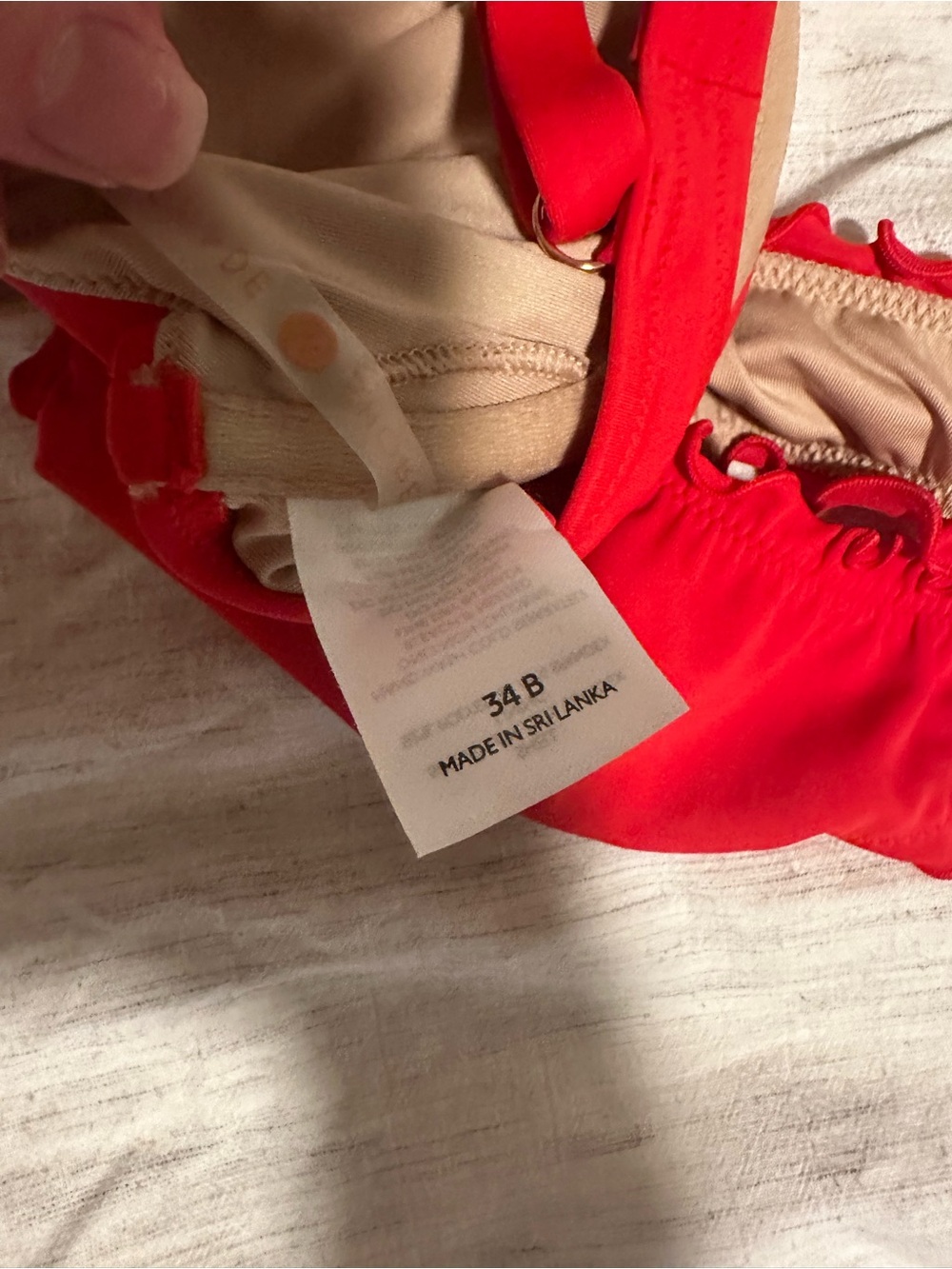 Shade & Shore Red Ruffled Bikini Set - Picture 6 of 6